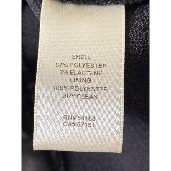 Eliza J Black Cold Shoulder Jumpsuit, Short Flutter Sleeves Women's Size 8 - Picture 9 of 9